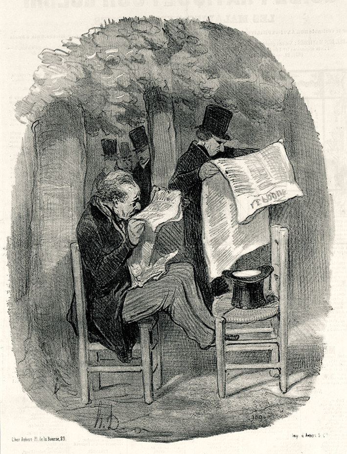  奥诺雷·杜米埃 Honore Daumier ——什么资产阶级分散注意力